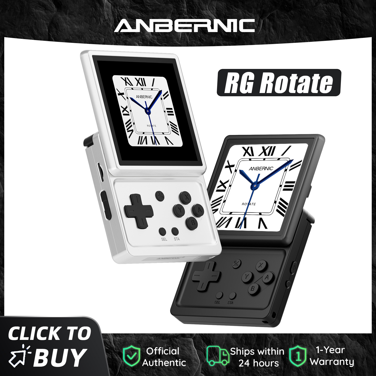 Gaming Console 5 Year Old - Anbernic RG Rotate Retro Przenośna Konsola