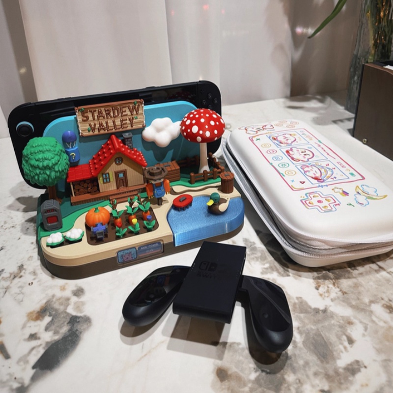 Gaming Console Stand - Stacja Dokująca Switch z Motywem Stardew
