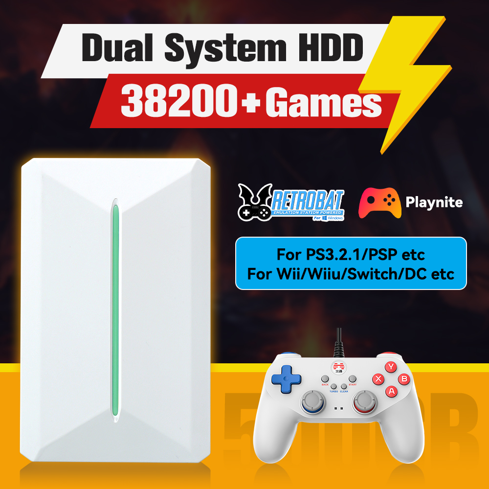 Gaming Console Chinese - Retrobat&Playnite System HDD Retro konsola do