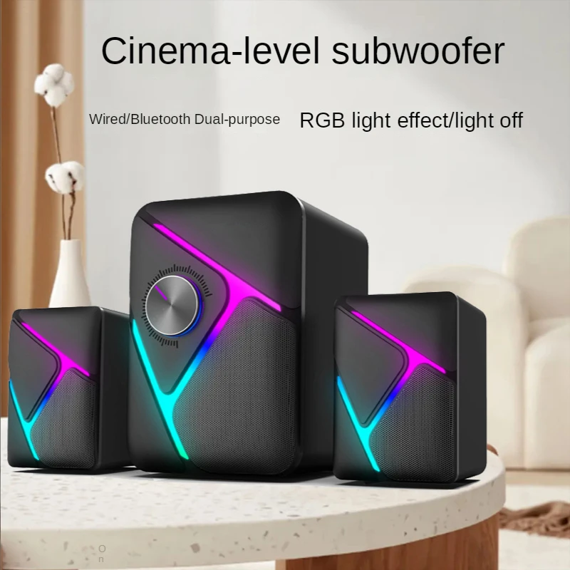 Gaming Console Apple - Komputer Audio 2.1 Subwoofer Esports Gaming