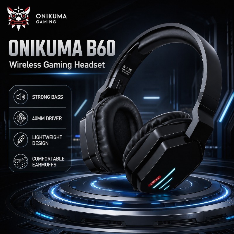 ONIKUMA B60 Bezprzewodowy Zest – Gaming Console Apple recenzja i cena