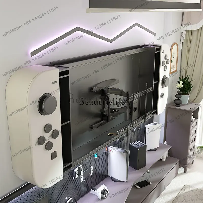 Ściana TV na zamówienie do pok – Gaming Console Cabinet recenzja i cena